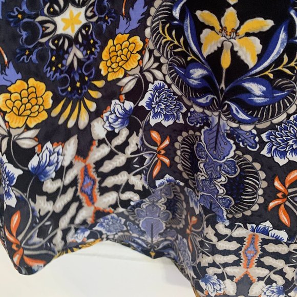 LOFT Long Sleeve Multi-Pattern Silky Blouse - Picture 3 of 7